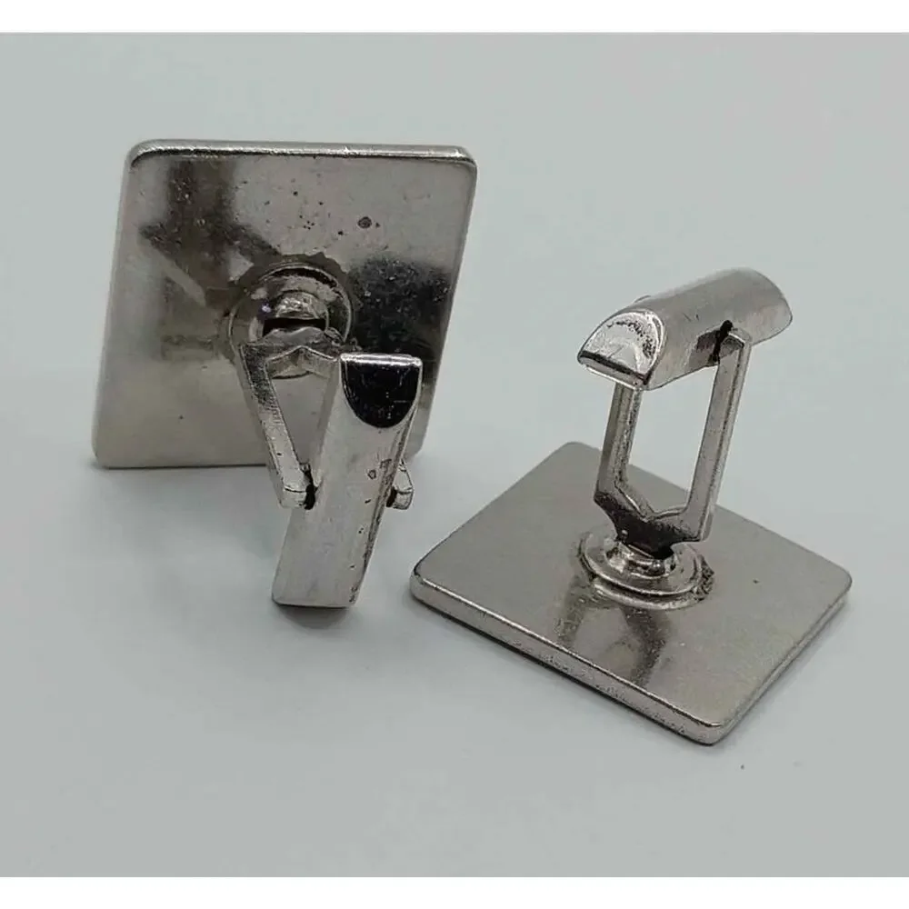 Vintage Sterling Silver Cufflinks – Signed Squire Sterling